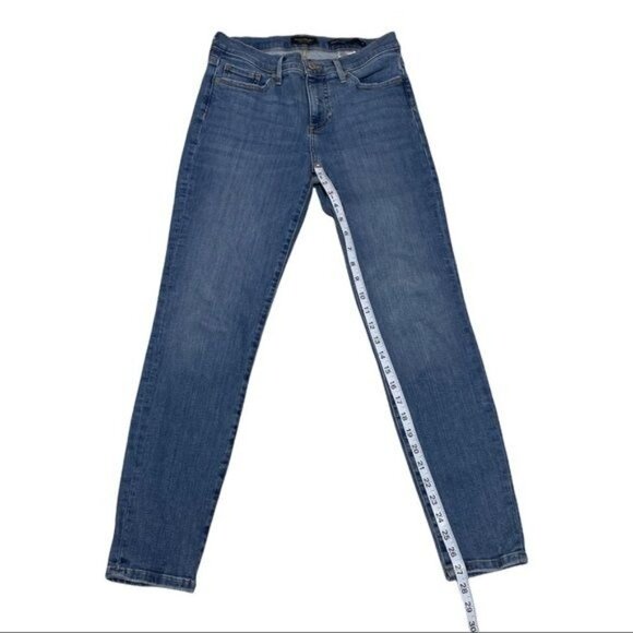 Banana Republic Blue Mid-Rise Skinny Jeans Size 26 - Picture 7 of 8